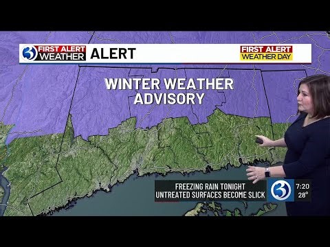 FORECAST: First Alert Weather Day for potential icy glaze