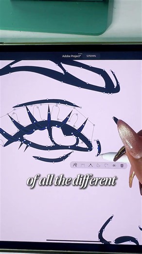 Check out Andrea Ballo's art process using Adobe Illustrator! 🎨