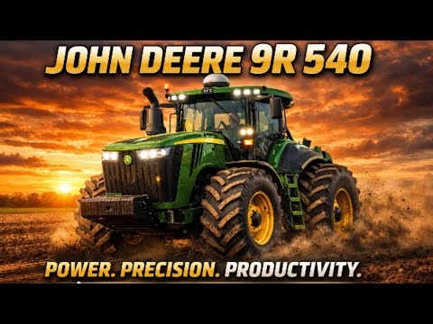 John Deere 9R 540: The Ultimate 4WD Track Tractor Explained