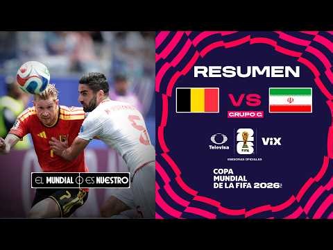 Resumen Bélgica vs Irán: Beiranvand hace la atajada del Mundial; De Bruyne y Lukaku no firman la clasificación a 16avos