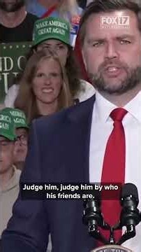 Vice President JD Vance remarks on Dan Osborn during rally in Nebraska