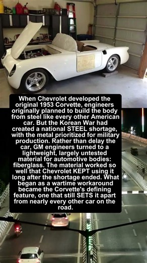 The Corvette's Iconic Body Material Wasn't a Styling Choice — It Was a Wartime Shortage