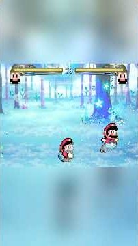 This Omega Mario vs Omega Mario fight came down to the final second ⚔️ #mugen #shorts #fightinggames