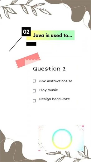 Day 1 quizz#btech #java #quiz #placements #engineering #50dayschallenge #students #coding #interview