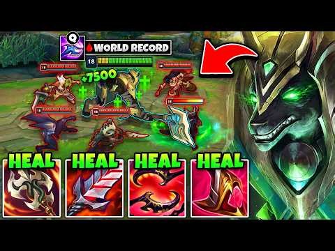 ONE NASUS Q HEALS ME TO FULL HEALTH?! 100% OMNIVAMP VAMPIRE BUILD IS BROKEN!