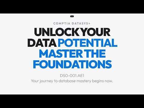 CompTIA DataSys+ DS0-001 complete study guide for beginners