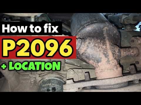 P2096 | p2096 post catalyst fuel trim system too lean bank 1 | code p2096 | obd2 p2096