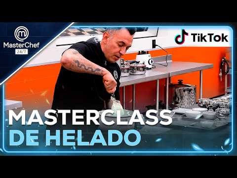 ¡PREPARADOS Y LISTOS! LOS INFLUENCERS APRENDIERON A HACER HELADO CON EL CHEF ÉDGAR | MasterChef 24/7