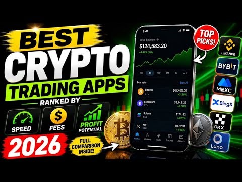 Best Crypto Trading Apps in 2026 (Ranked by Speed, Fees & Profit Potential)