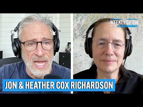Podcasting Through It with Heather Cox Richardson | The Weekly Show with Jon Stewart