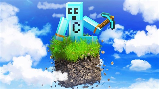 Surviving on a single realistic block inside the Minecraft world