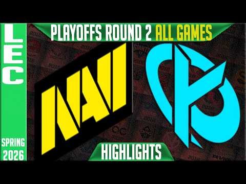 KC vs NAVI Highlights ALL GAMES | LEC Spring 2026 Playoffs | Karmine Corp vs Natus Vincere
