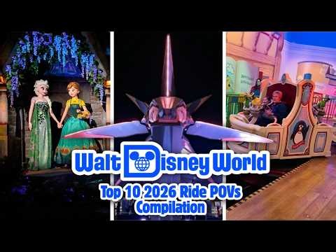 Top 10 Disney World Rides 2026 | 4K 60FPS POV Compilation