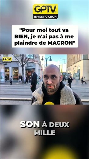 🚽 "Pour moi tout va BIEN, je n'ai pas à me plaindre de MACRON"