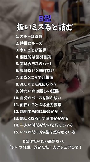 B型の扱いミスると詰む