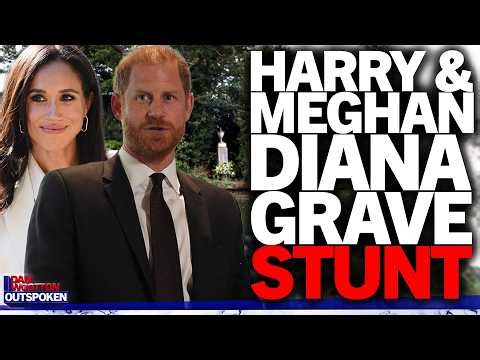 "Bringing kids for footage" Meghan Markle & Prince Harry shock plot to FILM at Princess Diana grave