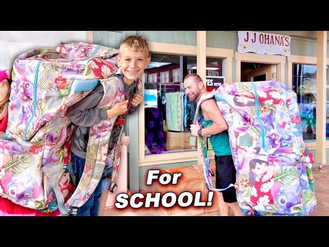 We Found The Worlds BIGGEST Backpack!