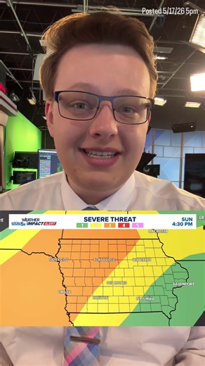 Iowa weather: Sunday severe potential