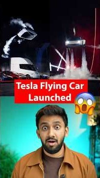 Tesla Flying Car Launched🤩 Magic kaaran Elon Musk’s Roadster with Rocket Thrust🔥