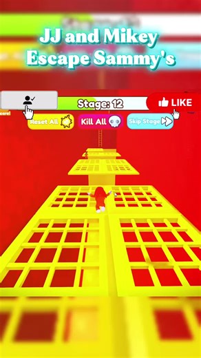 JJ and Mikey Escape Sammy in Roblox Adventure