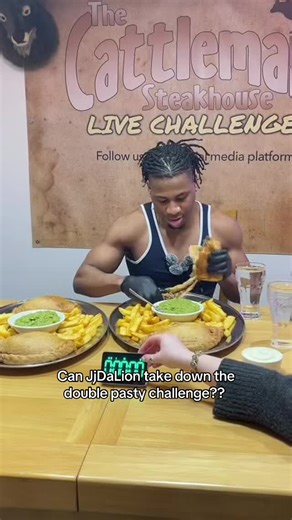 JjDaLion's Double Pasty Challenge at Cattleman's Steakhouse