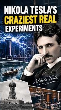 Nikola Tesla’s Craziest REAL Experiments ⚡🤯 #Shorts #youtubeshorts #science