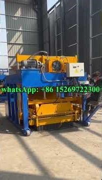 qmy12-15 large industry movable automatic block machine for 12 pcs 400-200 concrete blocks #blocks