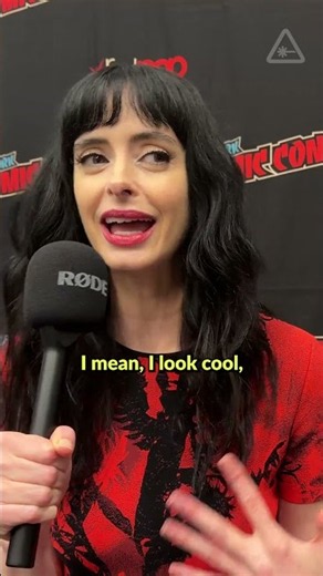 What does Krysten Ritter nerd out about? We asked Jessica Jones herself! #NYCC