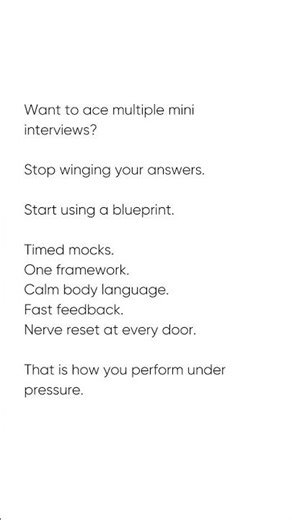 How to Ace the Multiple Mini Interview (MMI): Proven Strategies That Work