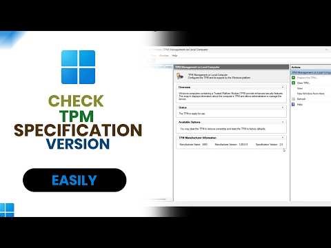How to Check TPM Specification Version