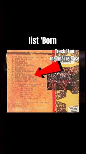 Bruce Springsteen Fact of the Day #29