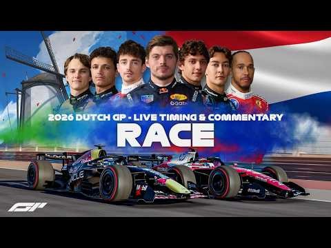 🔴F1 LIVE RACE DATA with Simulation - 2026 DUTCH GP | Timing & Commentary