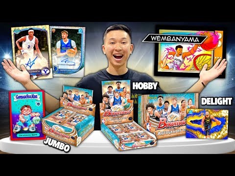 The new Bowman Basketball is changing the game! 😱🔥 2025-26 Hobby, Jumbo, & Delight Box Review