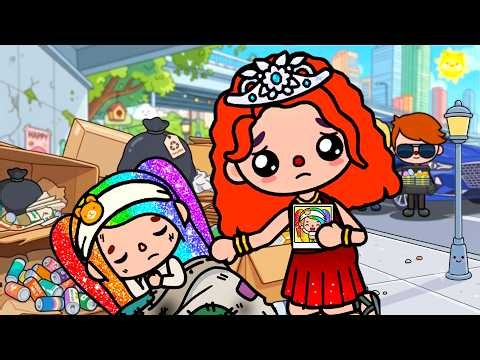 I Was Homeless Until a PrincessFound Me | Toca Life Story | Toca Boca