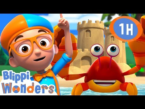 SUMMER FEVER! ☀️🏖️ Blippi’s Big Sandcastle Challenge! | Blippi Wonders Educational Videos for Kids