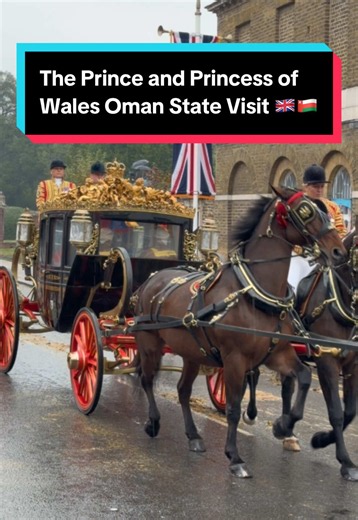 Prince and Princess of Wales Royal Procession to Windsor Castle — Oman State Visit 20 Oct 2026