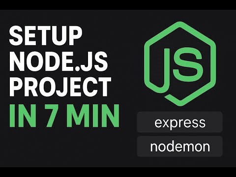 1. Node.js Project Setup Step by Step | Clean Architecture | AU matrix