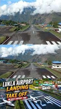 Lukla Airport – The World’s Most Dangerous Landing ✈️🏔️ #LuklaAirport #Lukla #TenzingHillaryAirport