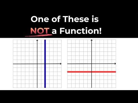 Is a Vertical Line a Linear Function? | Vertical vs Horizontal Lines Explained