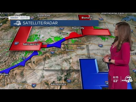 Cold front ushers in Denver rain, mountain snow Tuesday