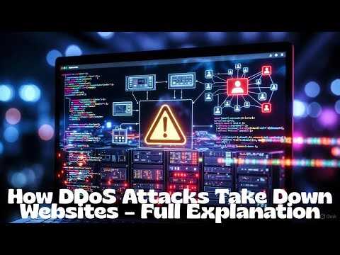 How DDoS Attacks Take Down Websites – Full Explanation