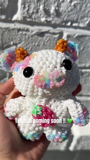 Tutorial coming Soon !!! 💚 #loombandbracelet #rainbowloom #rubberband