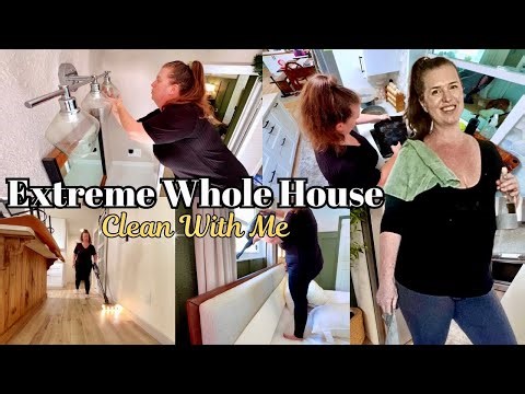 Extreme Whole House Deep Cleaning Motivation! Complete Disaster Clean With Me!