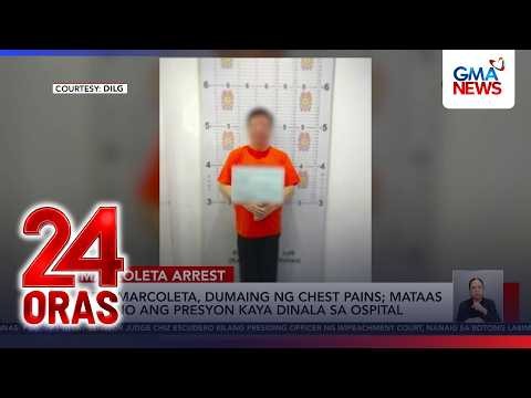 Sen. Marcoleta, dumaing ng chest pains; mataas umano ang presyon kaya dinala sa ospital | 24 Oras