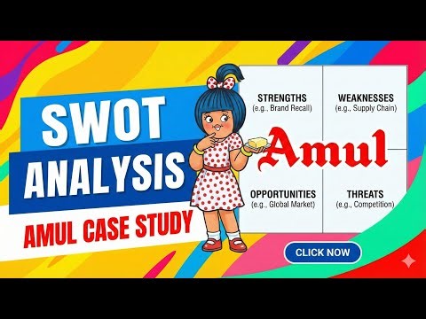SWOT Analysis Explained | AMUL Case Study for MBA Students