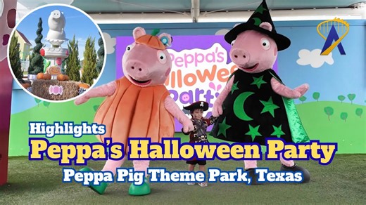 Peppa Pig's Halloween party at Peppa Pig Theme Park Texas!