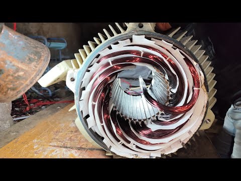 18.5 kw CG electric motor winding l how the alternators works l electric motor l three phase motors