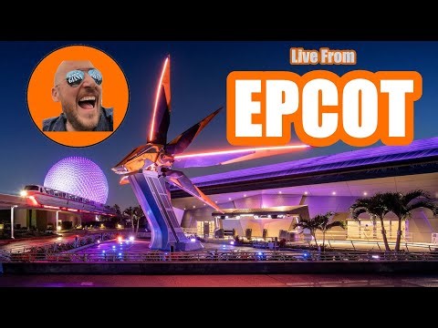 🔴 LIVE EPCOT – Last Day Festival of the Holidays, Rope Drop Rides, Guardians, Test Track & Soarin’!