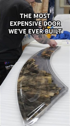 Installing Resin Panels Into The Most Expensive Door We’ve Ever Made #resin #expensive #luxury