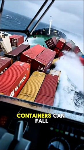 Container Falls into the Sea… Just Left There?! #container #cargoship #technology
